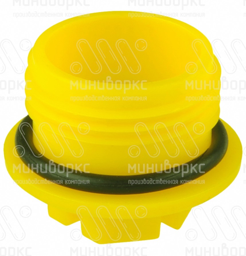 Защита внутренней резьбы M27×2, цвет желтый – TFTOR27X2 - 3