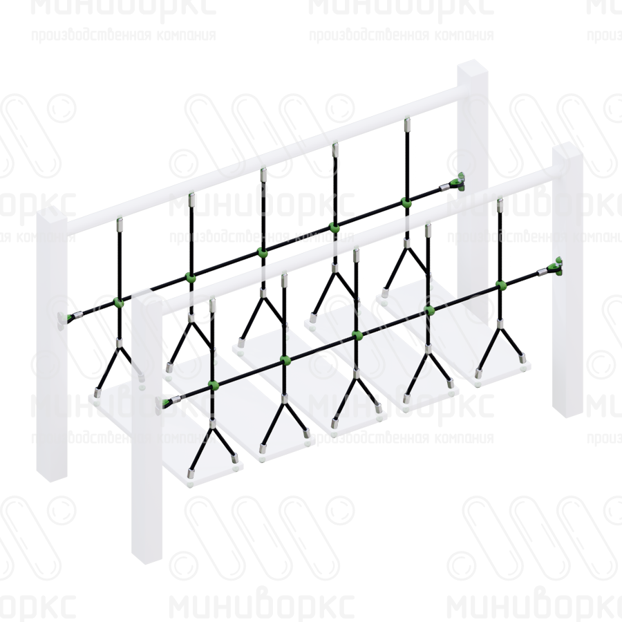 Канатные ограждения для мостиков – F-0229 | картинка 4