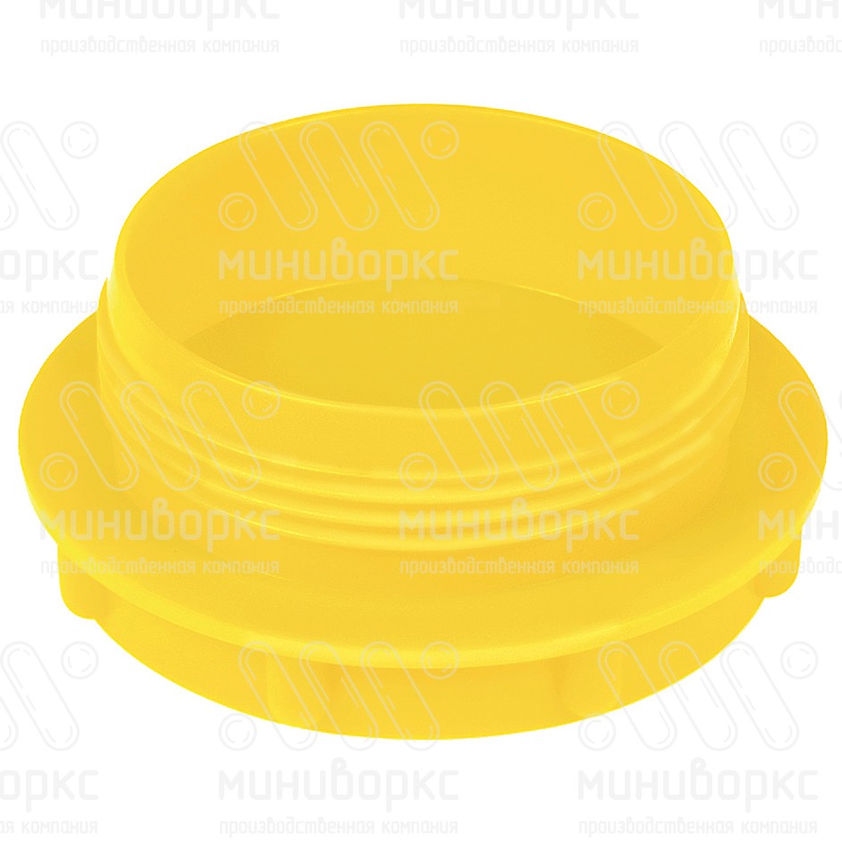 Колпачок пластиковый для защиты внутренней резьбы М48х2, цвет желтый – TFUGM48x2 - 3