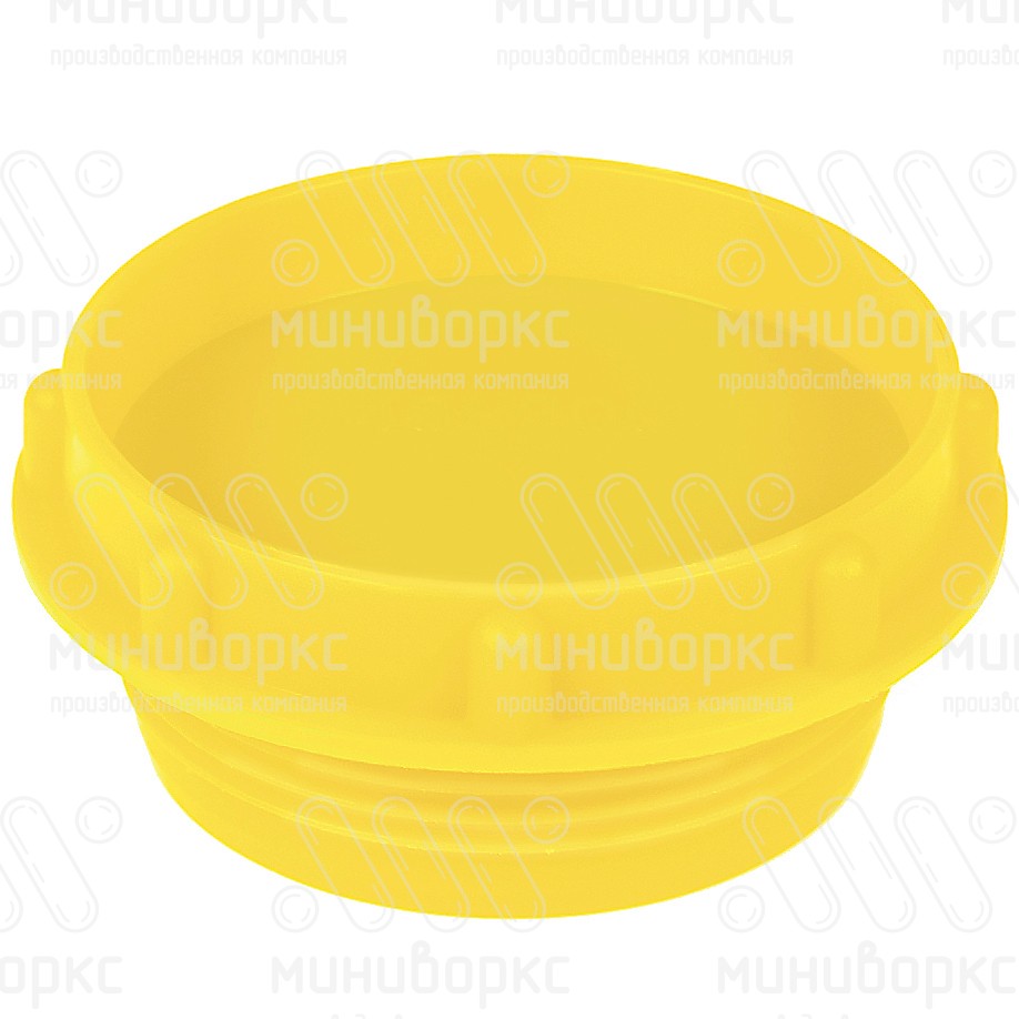 Колпачок пластиковый для защиты внутренней резьбы М48х2, цвет желтый – TFUGM48x2 - 1