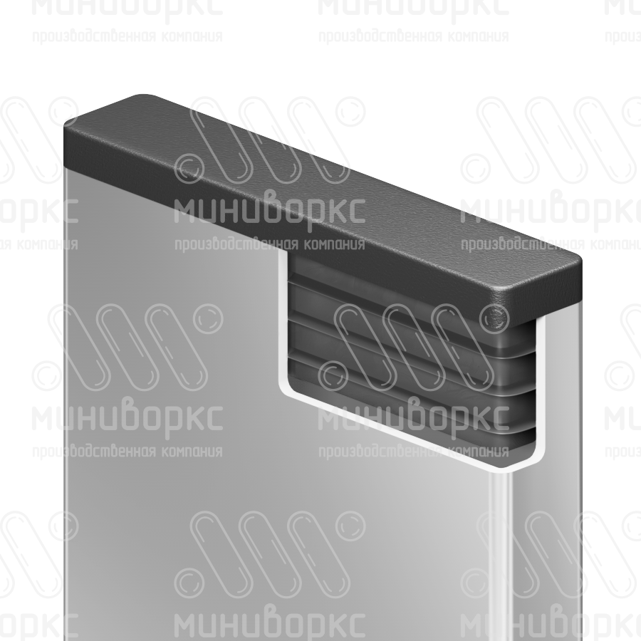 Прямоугольные заглушки для труб 50x10 – ILR50x10 | картинка 4