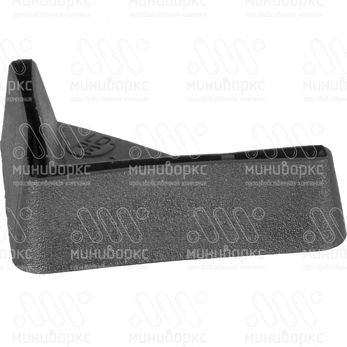 Опора пластиковая под уголок 30X30, серия SPA, цвет черный – SPA30X30 - 2