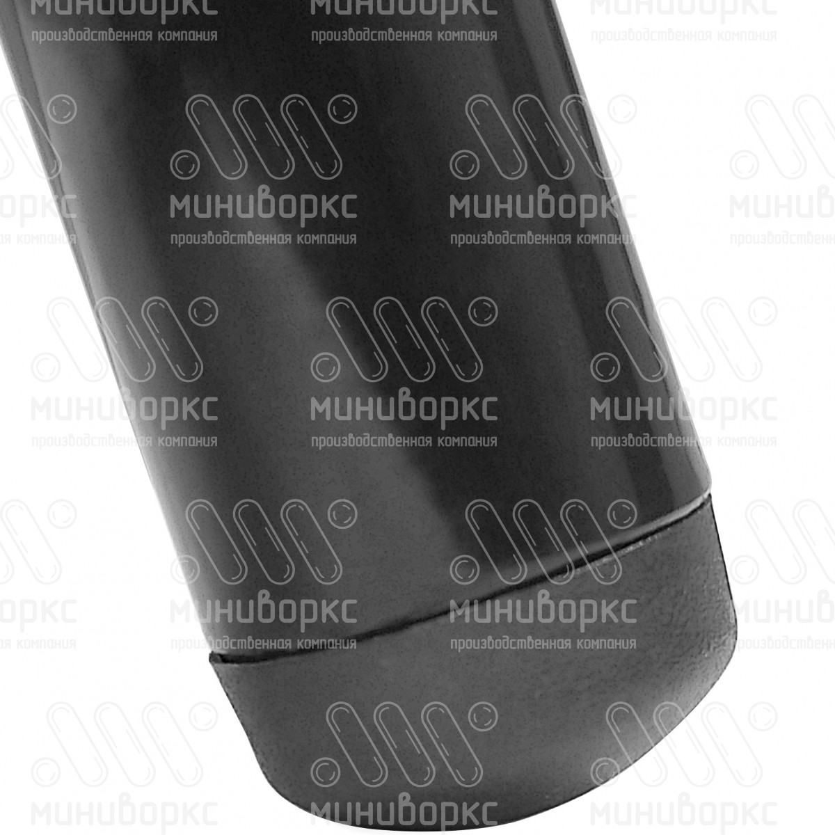 Заглушка пластиковая круглая Ø25, сферическая, стенка 0.5-2.0 мм, цвет черный – 25СЧВ - 6