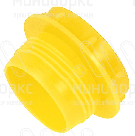Колпачок пластиковый для защиты внутренней резьбы М26х1,5, цвет желтый – TFUGM26x1,5 - 2