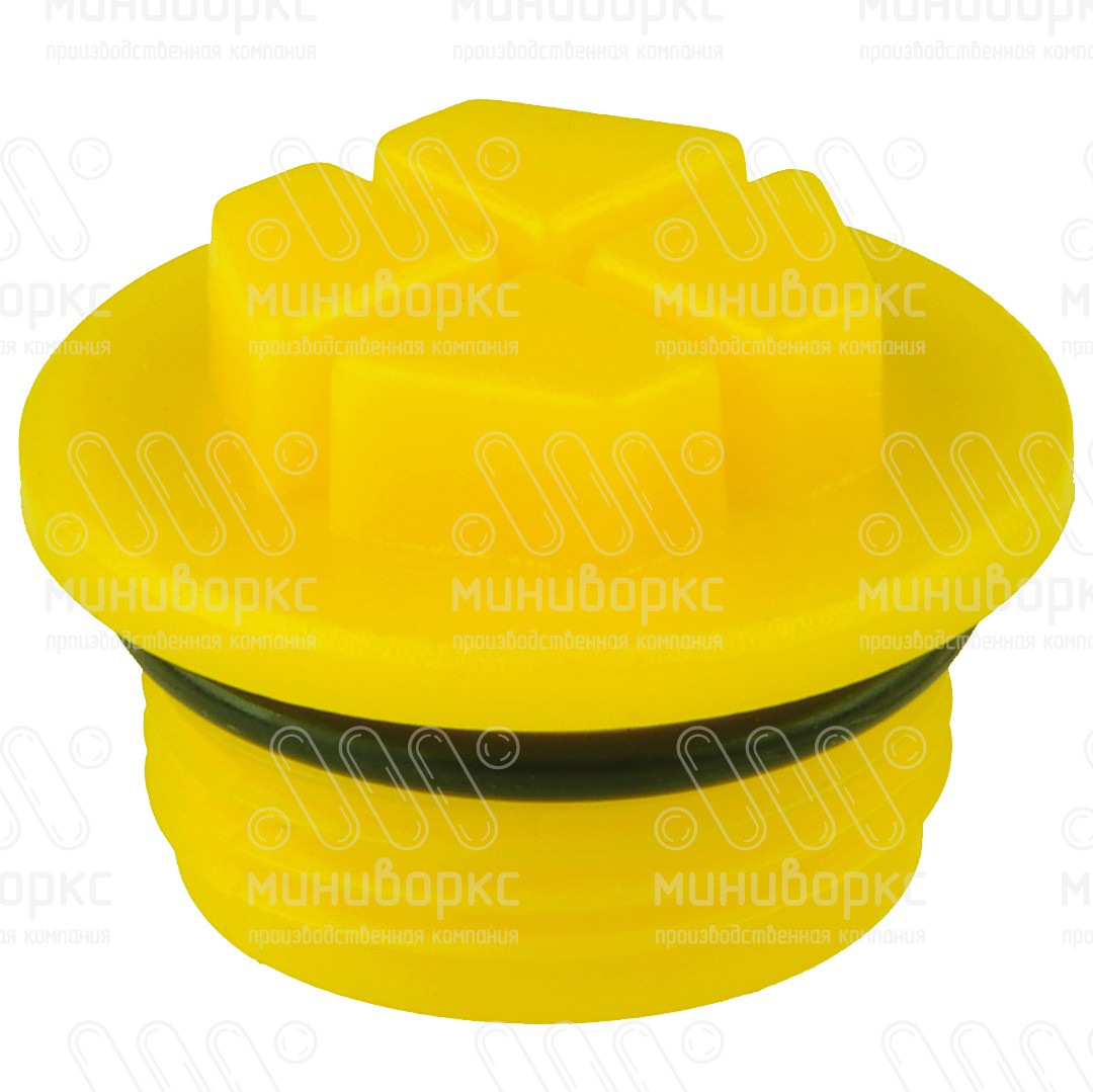 Защита внутренней резьбы M30×2, цвет желтый – TFTOR30X2 - 1