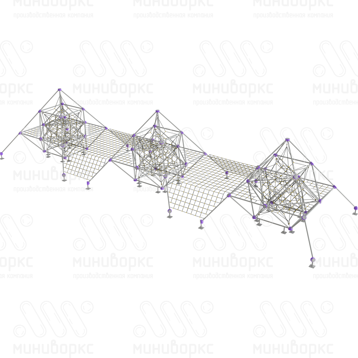 Канатные конструкции Сократ – S-1410-04-9001/3020/1013 купить в Липецке | Миниворкс | картинка 1