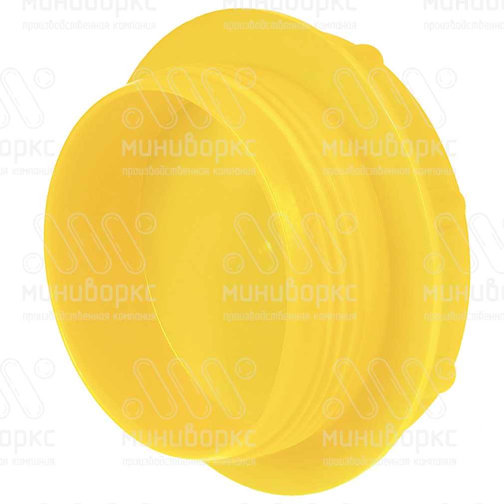 Колпачок пластиковый для защиты внутренней резьбы М48х2, цвет желтый – TFUGM48x2 - 2