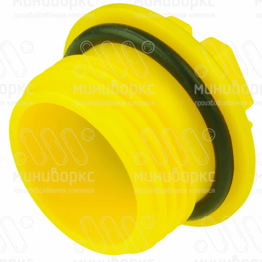 Защита внутренней резьбы M27×2, цвет желтый – TFTOR27X2 - 2