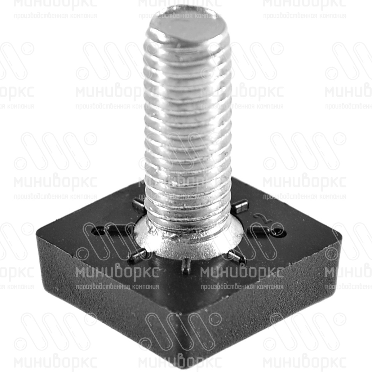 Опора резьбовая M8x35 Ø20x20, цвет черный – LV20840-01H - 1