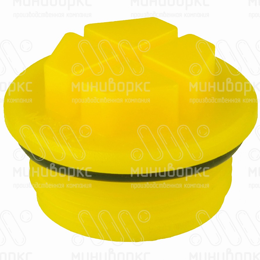 Защита внутренней резьбы M26×1.5, цвет желтый – TFTOR26X1,5 - 1